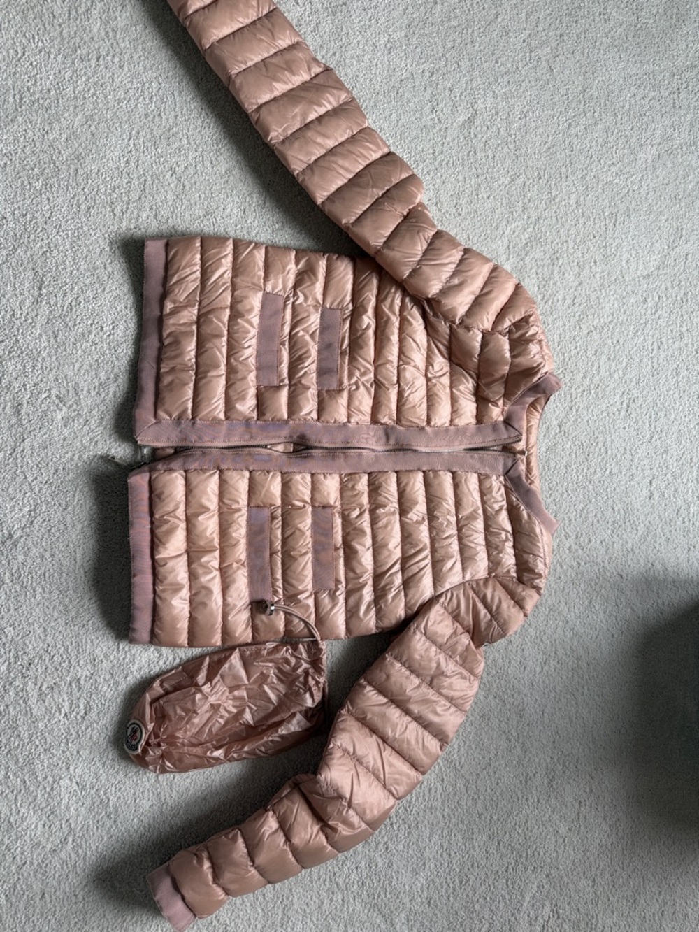 Light Pink Packable Quilted Women's Jacket
